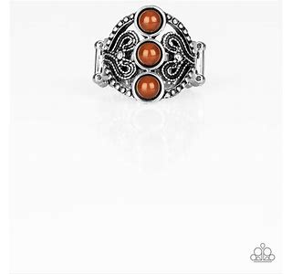 Triple Whammy Brown Ring
